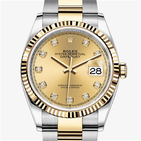 rolex datejust oro argento|rolex datejust 36mm.